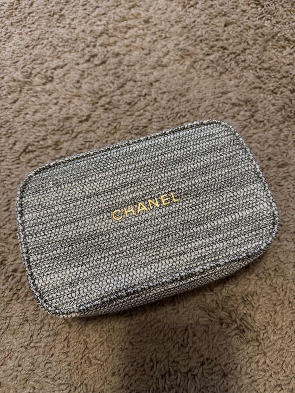 CHANEL beauty makeup bag